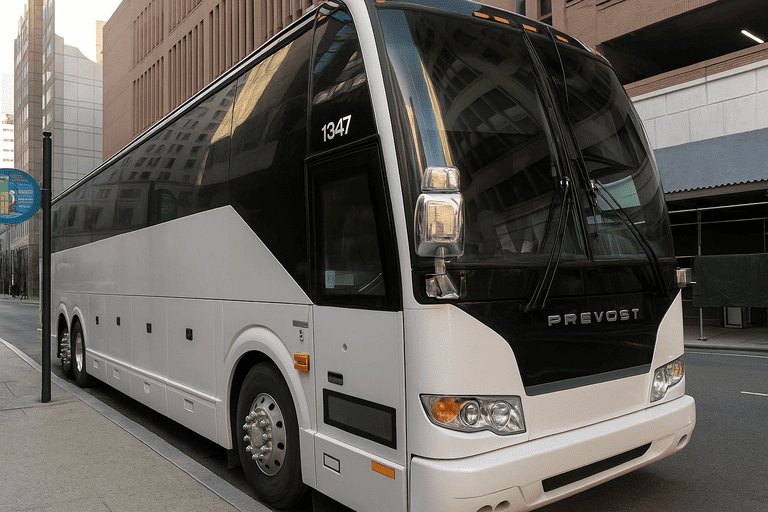 a Charter Bus Rental Moreno Valley coach bus